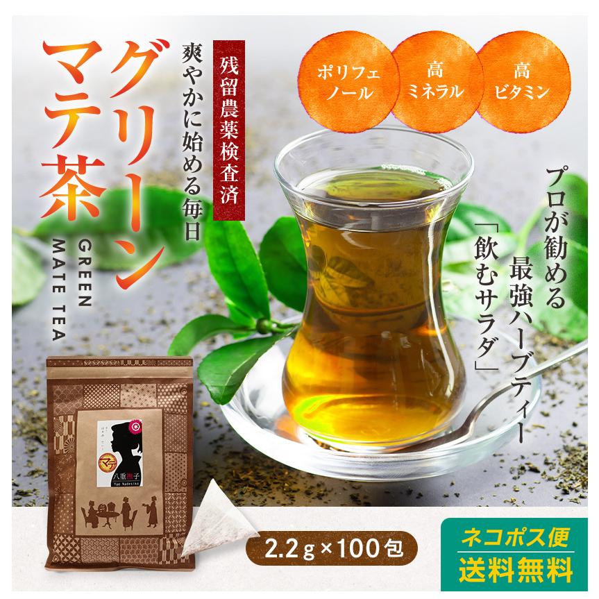 八重撫子 マテ茶（まて）ティーバッグ 200g(2.2g×100包) マテ 水出し