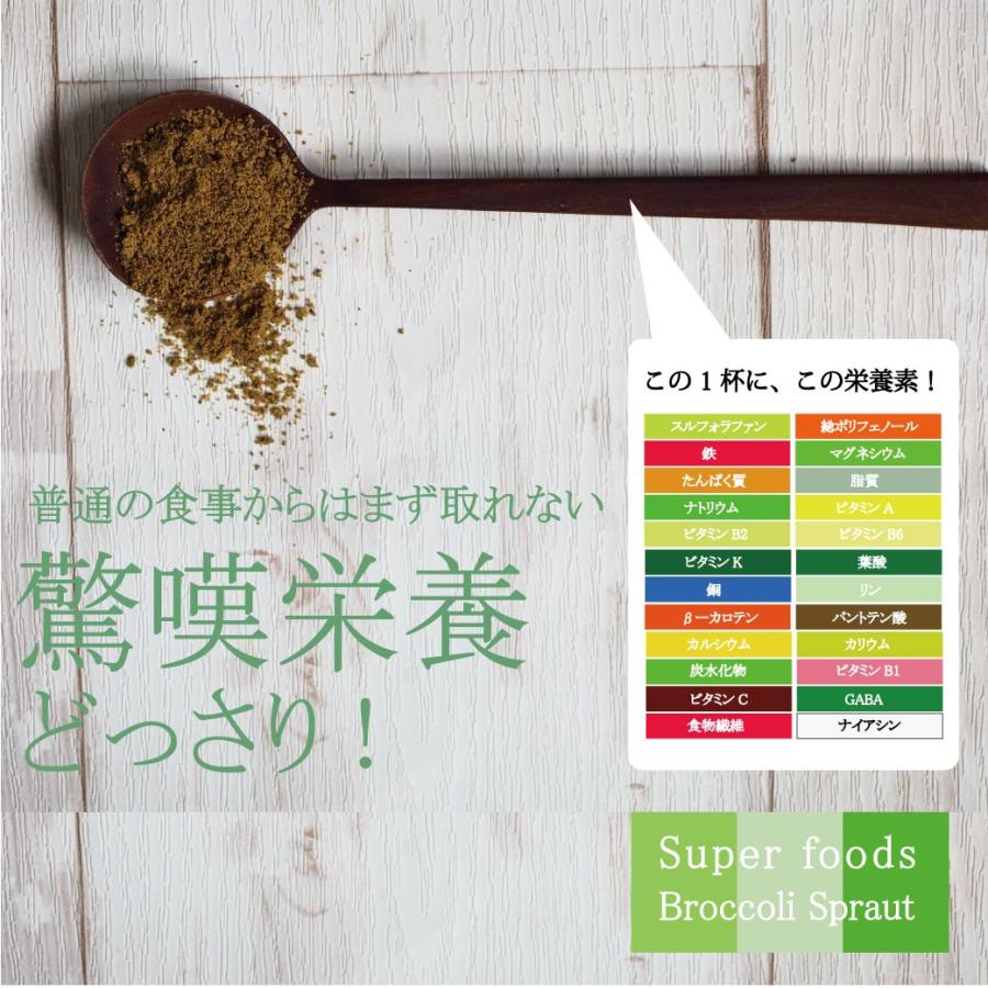 ブロッコリースプラウト パウダー 国産 無添加 スルフォラファン 20g 粉末 サプリ グルコラファニン 野菜不足 サプリメント 送料無料 365日発送 健康食品 爆買 |  | 14