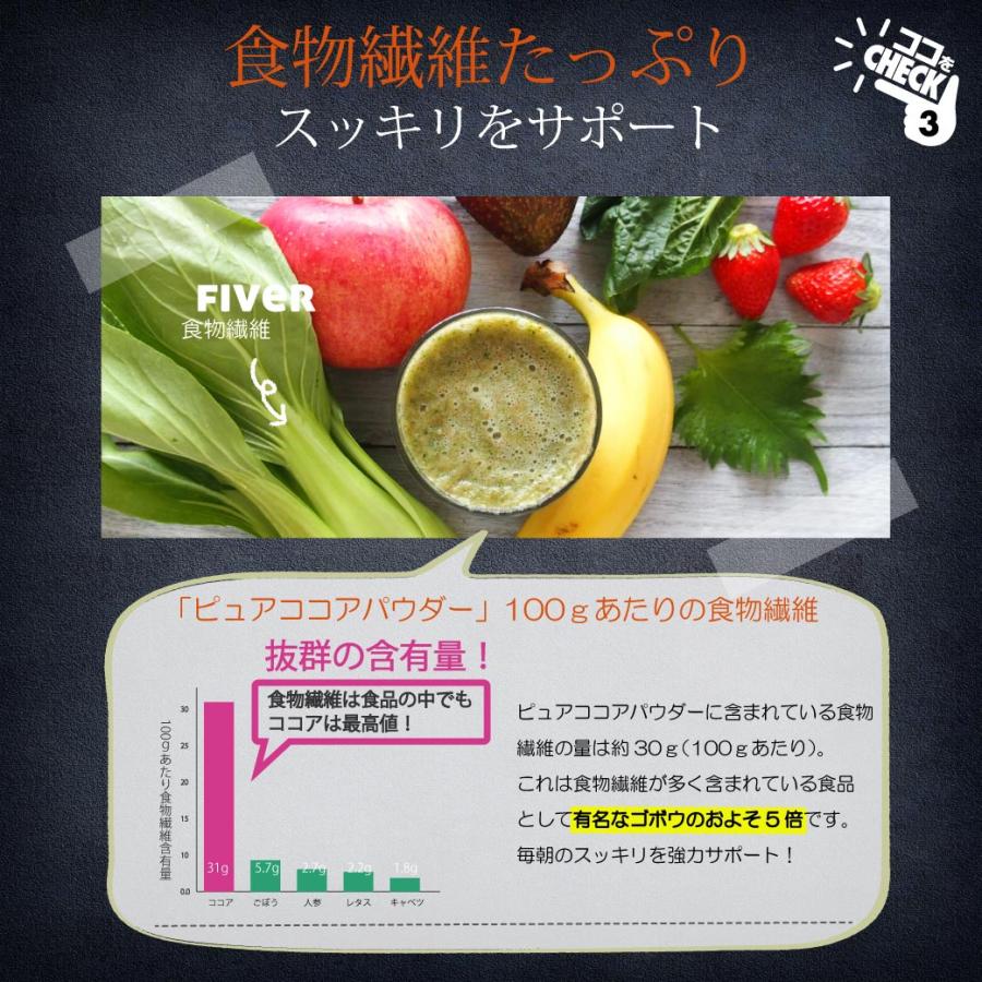 送料無料 ピュアココアパウダー 500g 純ココア 無糖 カカオ豆100％ インドネシア産 無香料 無着色 無添加 砂糖不使用 ココアパウダー ココア 純 大容量 業務用 |  | 11