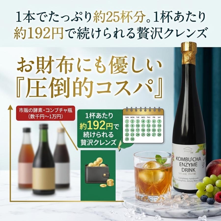 コンブチャクレンズ　720ml×2本　賞味期限:2027.06 コンブチャクレンズ2本 コンブチャクレンズ 720ml×2本 【賞味期限27/9
