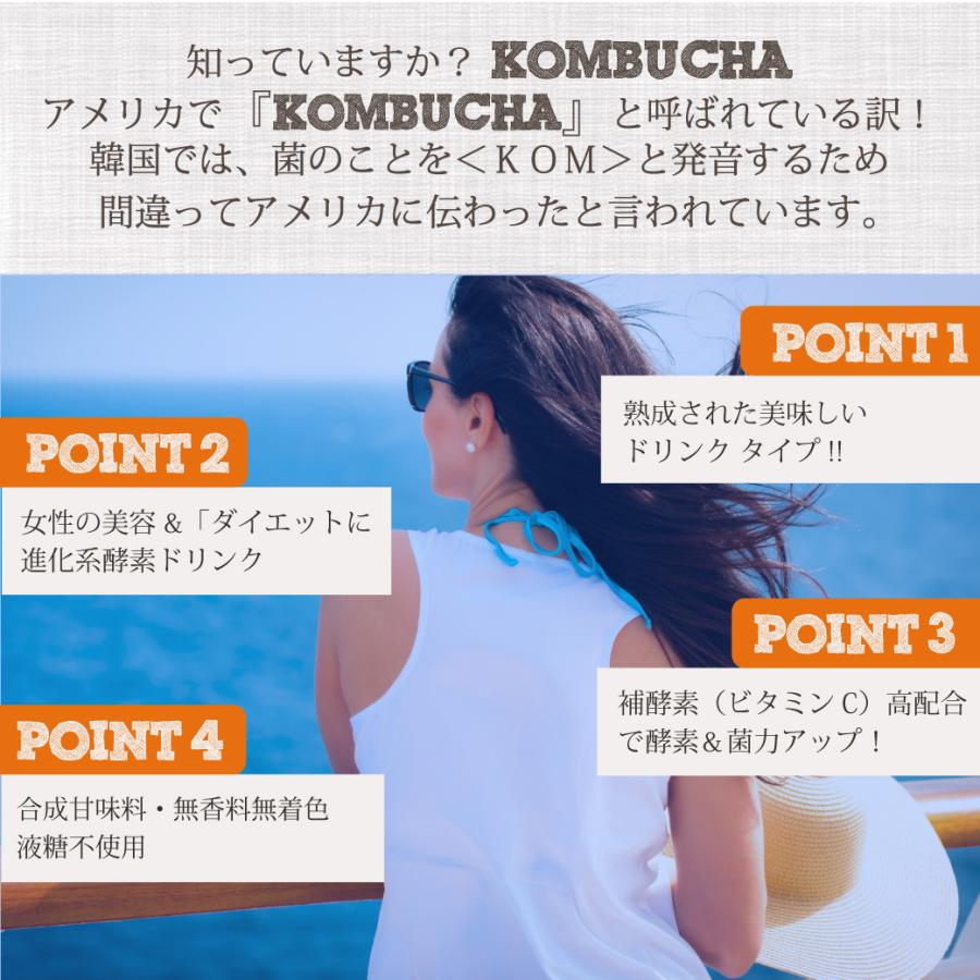 コンブチャ 液糖不使用 お得2本セット 濃〜いコンブチャエンザイム