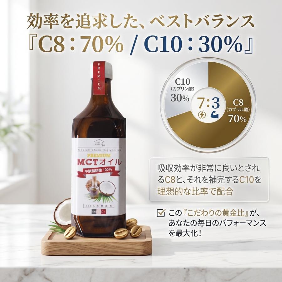 MCTオイル プレミアムMCTオイル 450g 2本セット ダイエット 中鎖脂肪酸