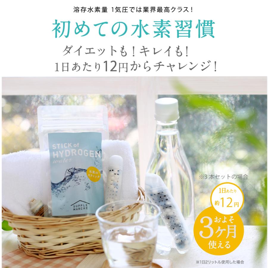 水素水生成器 水素水 スティック 1本 180L用（約3ヵ月） 日本製 特許