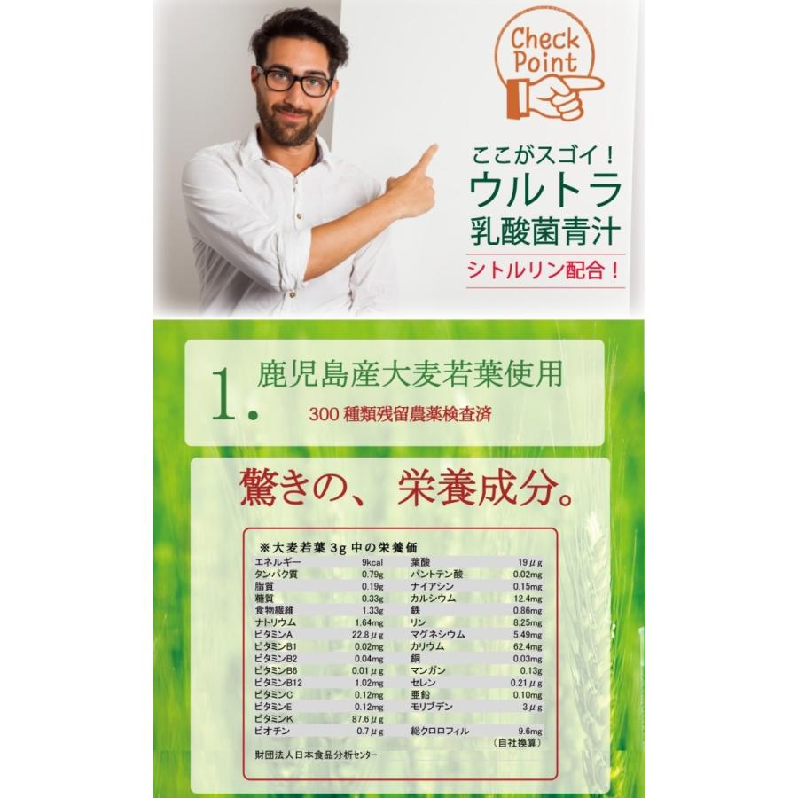 シトルリン入り大麦若葉180g（60回分）鹿児島県産 【300種残留農薬検査済 大麦若葉】シトルリン 乳酸菌 青汁 シトルリン配合  ダイエット 爆買 食物繊維 |  | 08