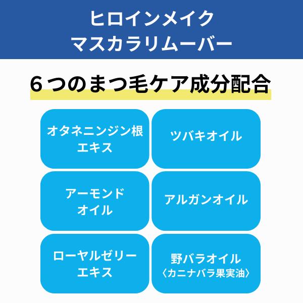 伊勢半 ヒロインメイク スピーディーマスカラリムーバー 6.6ml【3個セット】｜supplement-fan｜05