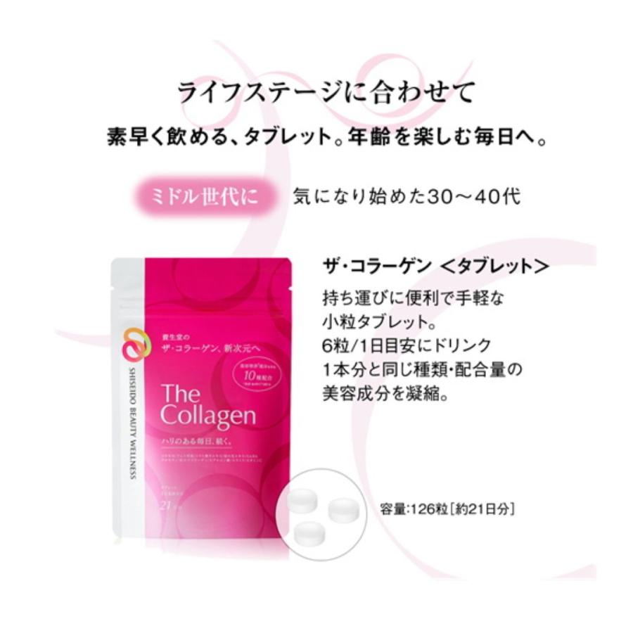 SHISEIDO（資生堂） ザコラーゲン タブレット 126粒×3袋セット