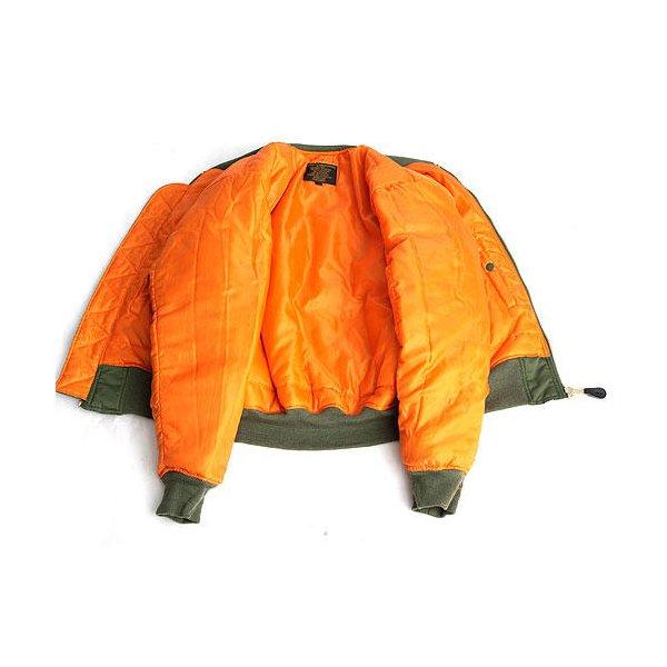 アメリカ空軍 アメリカ軍 MA-1フライトジャケット Lサイズ ダーク