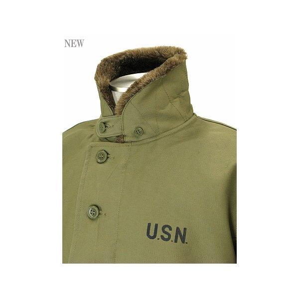 アメリカ軍 N-1 デッキジャケット 36 Mサイズ JJ105YN ネイビー