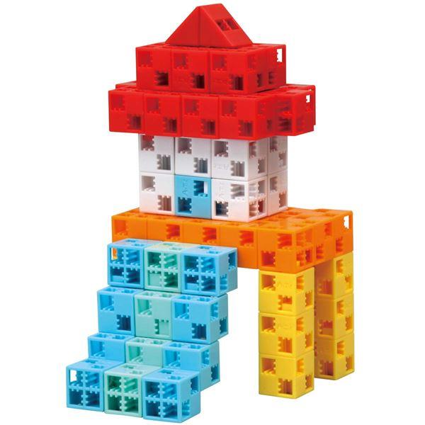 (まとめ)アーテック Artecブロック/カラーブロック 〔パステル〕 バケツ入り 220pcs ABS製 〔×5セット〕_4