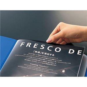 (まとめ) コクヨ クリヤーブック(クリアブック)(ウェーブカットポケット・固定式) A4タテ 20ポケット 背幅17mm 青 ラ-T560B 1冊 〔×10セット〕_4