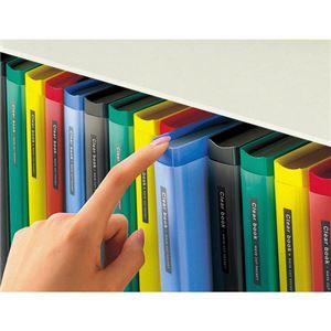 (まとめ) コクヨ クリヤーブック(クリアブック)(ウェーブカットポケット・固定式) A4タテ 20ポケット 背幅17mm 青 ラ-T560B 1冊 〔×10セット〕_5
