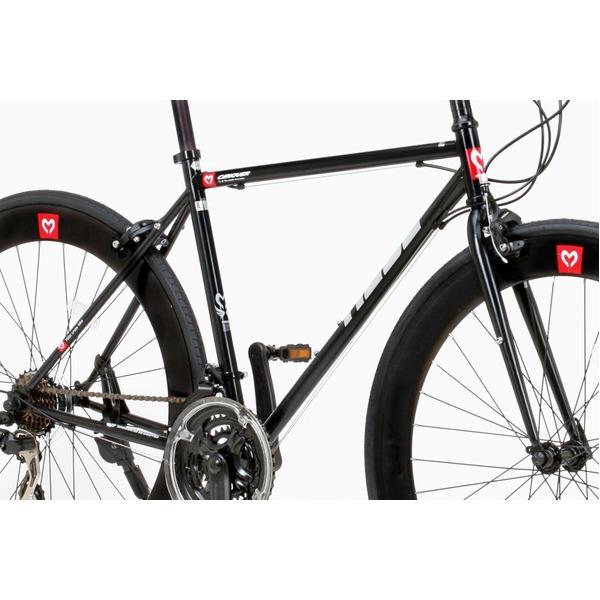 クロスバイク 700c（約28インチ）/ホワイト(白) シマノ21段変速 軽量 重さ11.2kg 【HEBE】 ヘーべー CAC-024 白 クロスバイク 700c（約28インチ）/ホワイト(白) シマノ21段変速 軽量