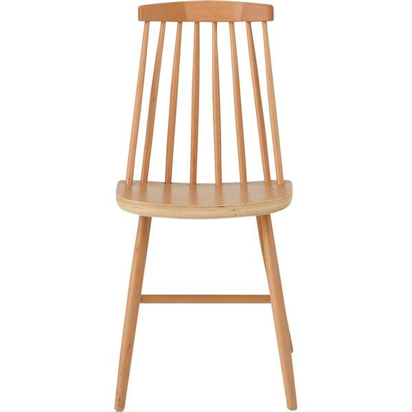ダイニングチェア パーソナルチェア 幅41cm ナチュラル 2脚セット 木製 リビング 在宅ワーク 店舗 インテリア家具 備品