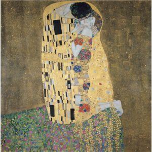 世界の名画シリーズ、プリハード複製画 グスタフ・クリムト作 「接吻