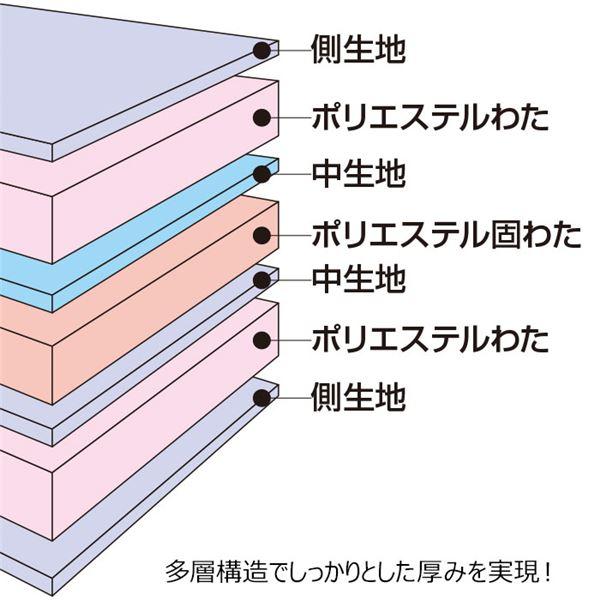 [大特価] 極厚敷布団付き 掛け布団セット/寝具セット 〔ダブル4点セット ベージュ〕 掛け布団・敷布団・枕2点セット 【S2224924052】(13700円)