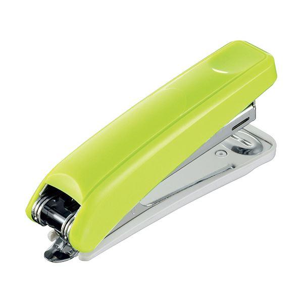 （まとめ） ライオン事務器 ステープラ 楽ホッチ20枚とじ グリーン S-20 1個 〔×10セット〕_1