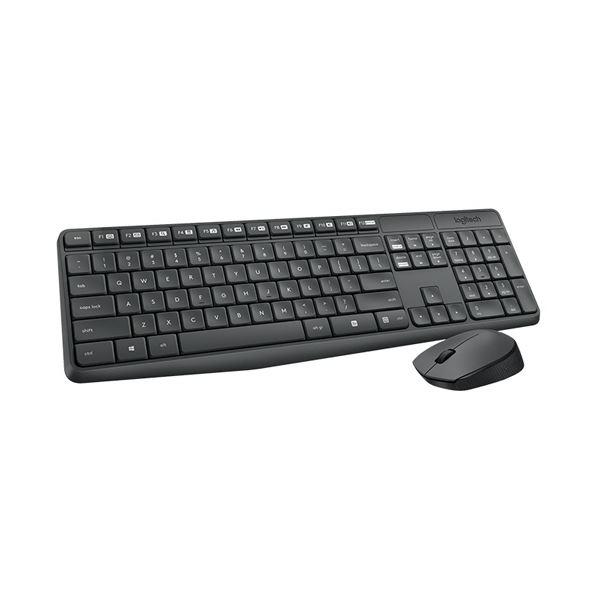 （まとめ）ロジクール ワイヤレスコンボ MK235グレー MK235 1組〔×2セット〕_1