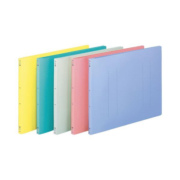 (まとめ) コクヨ フラットファイル(PP) A3ヨコ 150枚収容 背幅20mm グレー フ-H48M 1セット(10冊) 〔×5セット〕_1