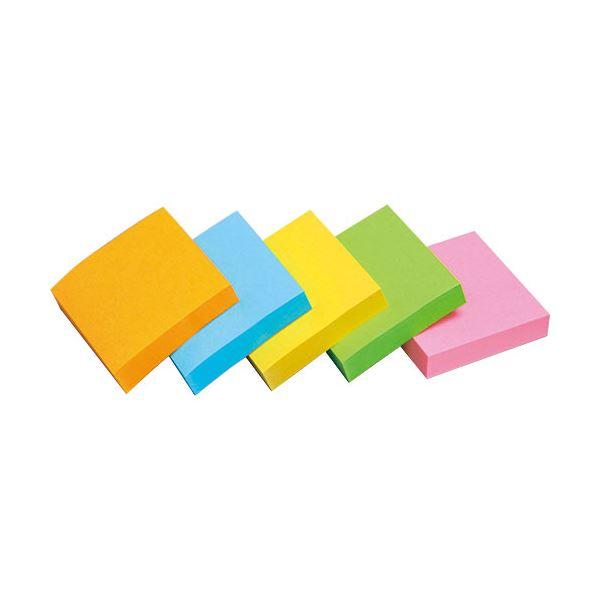 (まとめ) 3M ポストイット パワーパック 強粘着ノート 50×50mm ネオンカラー5色 6502SS-NE 1パック（20冊） 〔×5セット〕_1