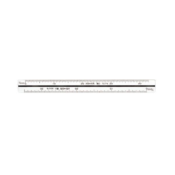 (まとめ) ライオン事務器 三角縮尺スケール150mm No.517 1個 〔×10セット〕_1