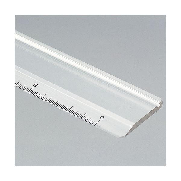 (まとめ) 百獣の王事務器 一直線お定まり 30cmSC-30A 1本 〔×10仕かける〕