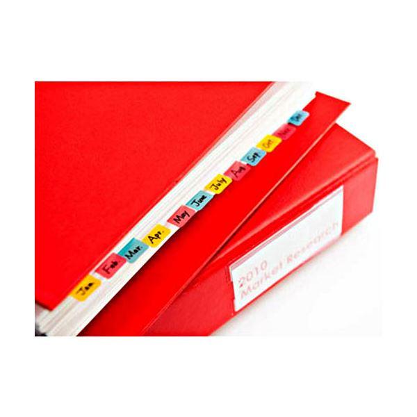 (まとめ) 3M ポストイット 超丈夫なインデックス 40×18mm レッド／イエロー／ブルー 686S-1 1パック（3冊） 〔×30セット〕の画像