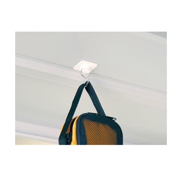 (まとめ) オート 粘着自在フック 耐荷重1.5kg白 OH-7Nシロ 1パック（2個） 〔×30セット〕の画像