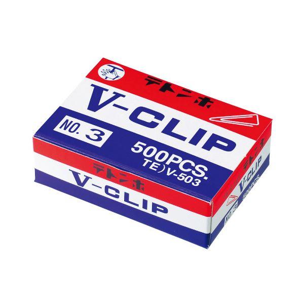 (まとめ) ミツヤ テトンボ Vクリップ 小22mm ゴールド V-503 1箱（約500本） 〔×50セット〕の画像