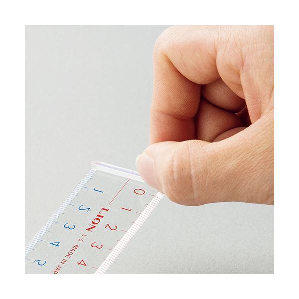 (まとめ) ライオン事務器 ピックアップ定規15cm L-5 1本 〔×50セット〕_2