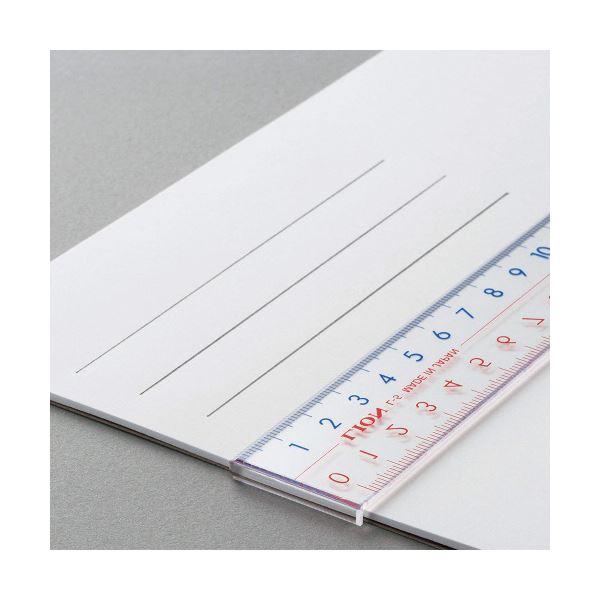 (まとめ) ライオン事務器 ピックアップ定規15cm L-5 1本 〔×50セット〕_3