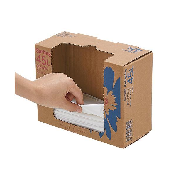 販売一掃 TANOSEE ゴミ袋 コンパクト乳白半透明 90L BOXタイプ 1セット（330枚：110枚×3箱）