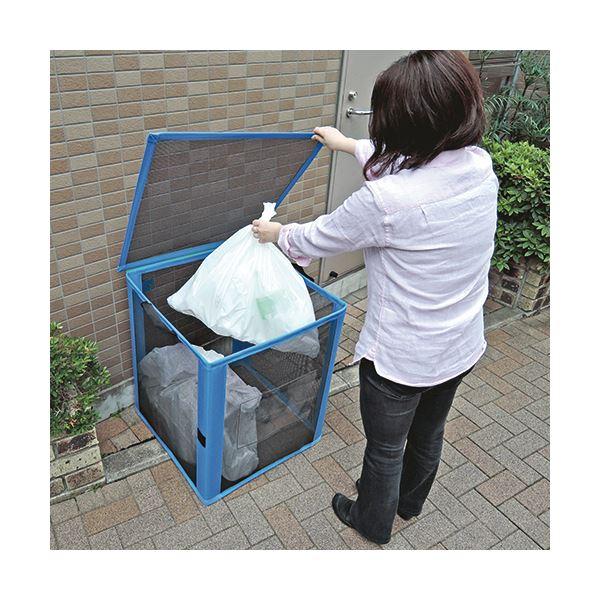 テラモト 自立ゴミ枠 折りたたみ式250L 黒 DS-261-011-9 1個_4