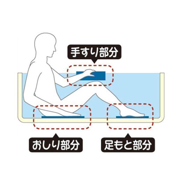 （まとめ）日本ダースボンド バスシート グリーン 1パック（2枚）〔×5セット〕_1