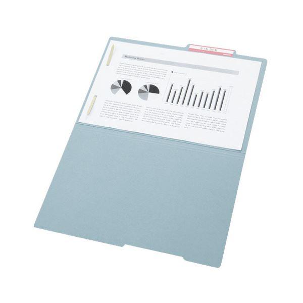 （まとめ）コクヨ A4ジャスフォルダー（E印字機）青 A4-IFE-B 1仕かける（10冊）〔×10仕かける〕
