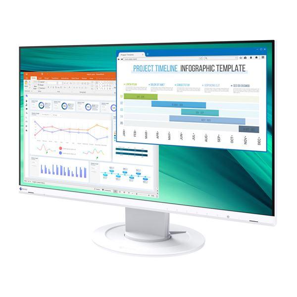 EIZO 60.5cm(23.8)型カラー液晶モニター FlexScan EV2460 ホワイト