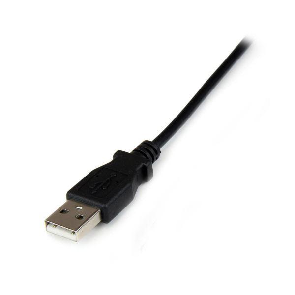 （まとめ）StarTech.com USB-5VDC電源供給ケーブル 1m DCプラグ（外形5.5mm/内径2.5mm） ブラック USB2TYPEN1M 1本 〔×10セット〕_1