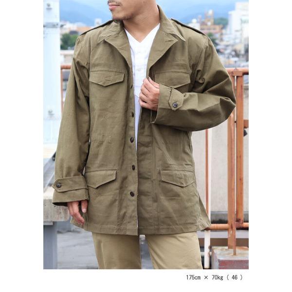 フランス軍放出 M47 フィールドジャケット 46 L相当 綿 未使用 デッド