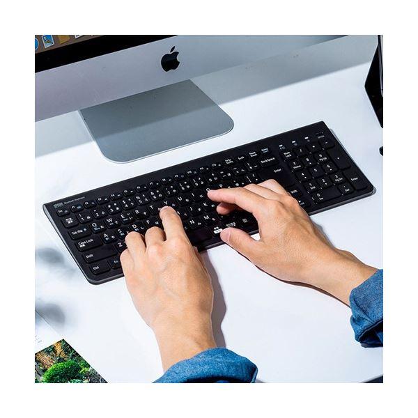 サンワサプライ Bluetooth スリムキーボード ブラック テンキー付き SKB-BT31BK 1台_3