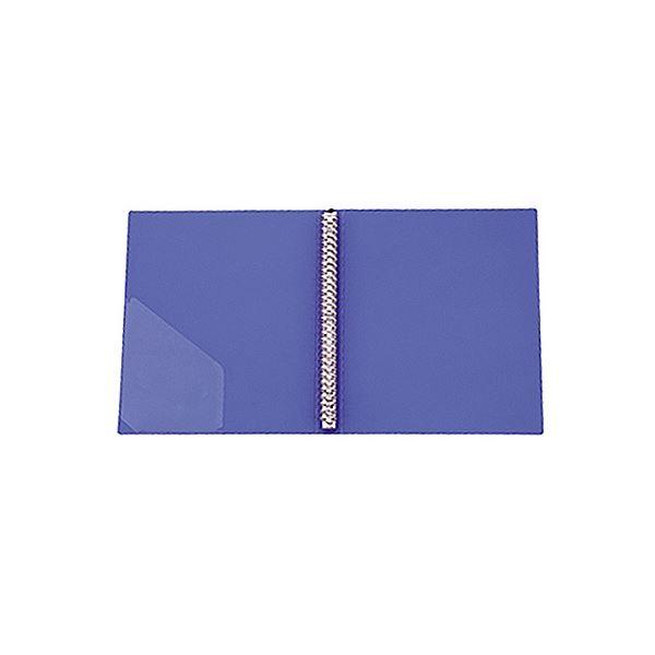 リヒトラブ リクエスト リフィルバインダーMTL A4タテ 30穴 60枚収容 背幅25mm 青 G3901-8 1セット(10冊)_2