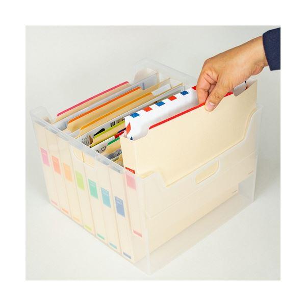 ナカバヤシ なげこみBOX(8分類) A4ヨコ ペーパーファイル8冊付 フボI-F7 1セット(6個)の画像