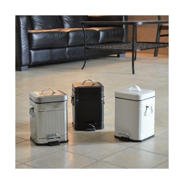 (まとめ) アントレックス b.c.l Galva スクエアダストボックス 3L マットブラック 1個 〔×5セット〕_4