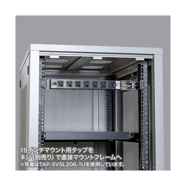 サンワサプライ サーバーラック用コンセントバー1U TAP-SVSL156-1U_2