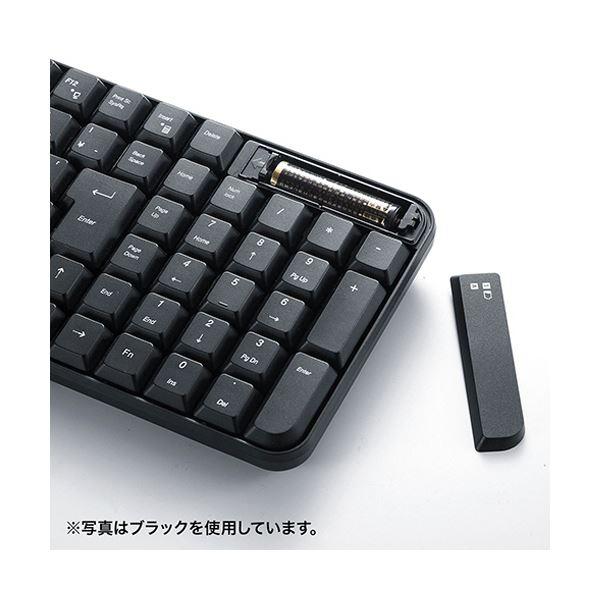 サンワサプライ マウス付きワイヤレスキーボード ホワイト SKB-WL25SETW 1セット_4