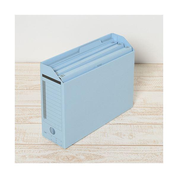 （まとめ）プラス 個別フォルダー エコノミータイプA4 ロイヤルブルー FL-081IF 1パック(10冊)〔×10セット〕_3