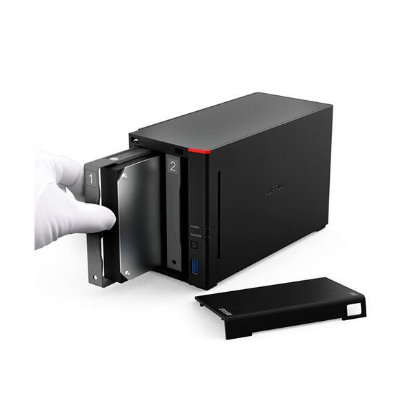 バッファロー LinkStationSOHO向け 2.5GbE搭載 NAS 2ドライブ 4TB LS720DN0402B 1台_5