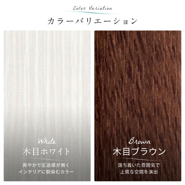 伸縮 カーテンレール 〔3m セット 木目ホワイト〕 ダブル リターン仕様 リネアR 遮光 節電 木目調 光漏れ防止〔代引不可〕_2
