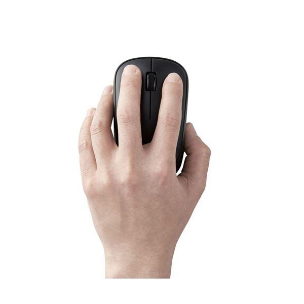 (まとめ）エレコム 抗菌省電力ワイヤレス静音IRマウス 3ボタン ブラック M-IR07DRSKBK 1個〔×5セット〕_5