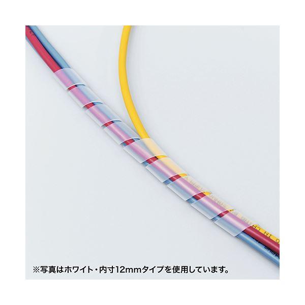 〔5個セット〕 サンワサプライ ケーブルタイ（スパイラル） CA-SP15BKN2X5_4