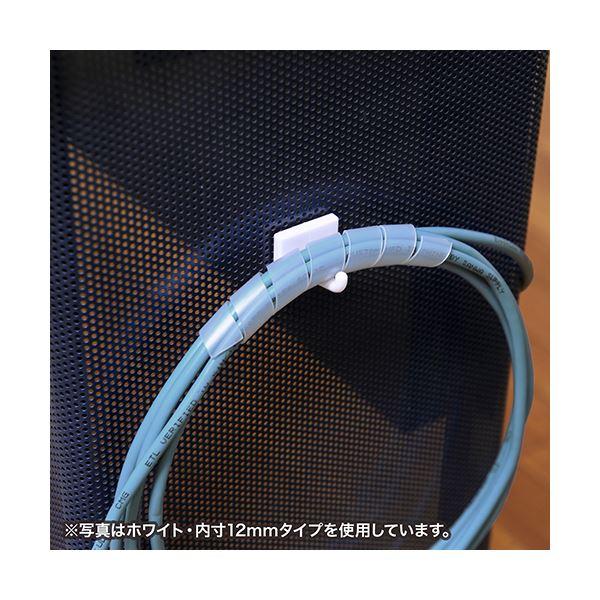 〔5個セット〕 サンワサプライ ケーブルタイ（スパイラル） CA-SP15BKN2X5_5