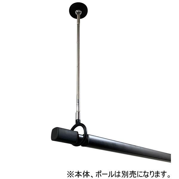 ホスクリーン 室内用物干竿 QL-15-BK ブラックの画像